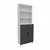 Hanah Home polica za knjige Oras, 65 cm, bela / antracit