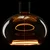 SEGULA LED Floating Oval E27 4,5W dimmable smoke - dim sivo-transparenten