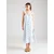 VERO MODA Obleka VMLINN svetlo modra/bela
