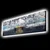 Wallity Slika na platnu sa LED osvetljenjem 30x90cm