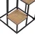 Hanah Home Polica 34x39x65cm Bež-Crna