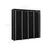 Ormar s 4 odjeljka crni 175 x 45 x 170 cm