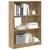 Regal za knjige boja hrasta 80x24x109 cm konstruirano drvo