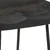 Vidaxl Barski stolčki 2 črni Black 45x40x78 cm trden mangov les