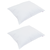 Duvet za sve sezone s jastukom 3 pcs Bijelo Mikrovlakna