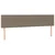 Vidaxl Box spring postelja z vzmetnico taupe 120x190 cm blago