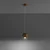 Sollux SL.1011 - Luster na sajli WOODY 1xGU10/40W/230V