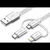 Ugreen kabel MICRO USB + LIGHTNING + TYPE C