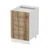 Hanah Home kuhinjski element Minar 4162, 50 cm, beli / dore