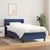 vidaXL vidaXL Box spring postelja z vzmetnico modra 90x190 cm blago, (20895143)