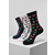 Grumpy Santa Christmas Socks - 3-Pack Black/Navy/White