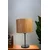 Opviq Stona lampa E27 Socket, Krem-Crna