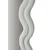 Hanah Home Podno ogledalo Mundo, 65 cm x 170 cm, Krem
