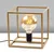 Opviq Stona lampa Kafes-13754, Zlatne boje