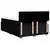 vidaXL vidaXL Box spring postelja z vzmetnico črna 160x200 cm blago, (21306385)