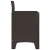 Vrtna stolica 2 pcs Smeđa 53 x 49 x 85 cm Polipropilen