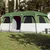 Vidaxl Družinski šotor za 10 oseb zelen vodoodporen