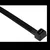 YATO PVC Vezica, 400x7.6mm, Crna, 50 komada