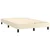 Vidaxl Box spring postelja z vzmetnico krem 120x200 cm umetno usnje