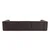 Atelier del Sofa Ugaona garnitura Fora 296x66x185cm Tamnobraon