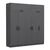 Hanah home Ormar Kale 225x255x52cm Antracit