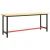 Okvir za radni stol mat crni i mat crveni 190x50x79 cm metalni