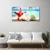 tulup.si Steklena slika Shell starfish art 120x60 cm 2 obešalnika