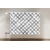 tulup.si Pokrov za radiator PVC Siva rešetka 80x60 cm