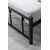 Woody Fashion Double Bedstead K01 - Black (150 x 200)