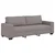 vidaXL Trosed kavč taupe 220x77x82 cm blago