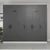 Hanah Home Garderober Kale-5148, 270x235x52 cm, Antracit