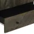 Visoka komoda crna 60 x 33 x 100 cm od masivnog drva manga