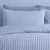 Modra enojna posteljnina 135x200 cm Epping Textured Stripe – Catherine Lansfield