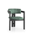 Hanah Home Trpezarijska stolica 58x76x49cm Crno-Zelena