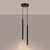 Sollux SL.1867 - Luster na sajli ARCHE 2xG9/8W/230V crna