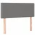 Vidaxl Box spring postelja z vzmetnico temno siva 90x200 cm blago