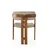 Hanah Home Trpezarijska stolica 58x76x49cm Orah