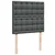 Vidaxl Box spring postelja z vzmetnico temno siva 90x190 cm blago