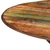 Blagovaonski stol O 110x78 cm masivno obnovljeno drvo i čelik