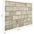 Zidne panele 10 pcs Pijesak 100 x 50 cm EPS pjena