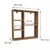 Hanah Home zidna polica Myra, 70,8 cm, atlantski bor