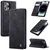 CaseMe Futrola preklopna za iPhone 14 Pro, koža, crna - Flip Leat. Phone Case iPhone 14 Pro