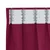 Zavjese za blackout s prstenovima 2 pcs Vinska crvena