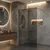 Stena za prhanje Rea Flexi Grey/Brush Copper 110