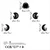 WALLXPERT Zidna dekoracija The Phases Of The Moon