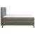Esposa BOXSPRING POSTELJA 140 cm  x 200 cm , tekstil siva