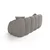ATELIER DEL SOFA Sofa dvosed Octavio Grey