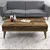 HANAH HOME Sto za dnevnu sobu Valensiya Walnut