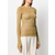 LANVIN - ribbed knit glitter sweater - women - Gold