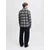 JACK & JONES Srajca JPRBLUBARKLEY temno siva/črna/bela